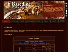 Tablet Screenshot of baredine.com